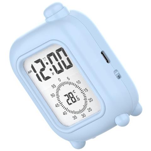 Sveglia A Valigia Ricaricabile Con Timer Visivo Per Studio Focalizzato Blue - Foto 2