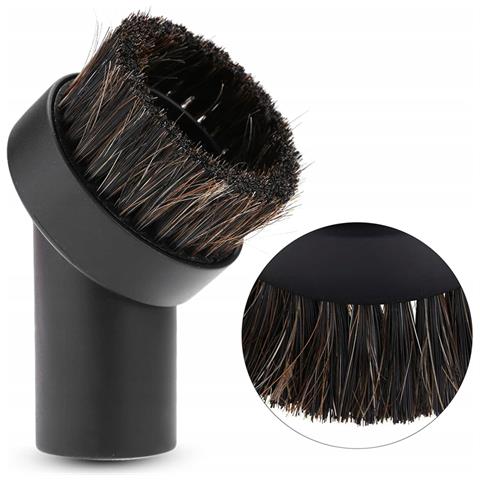 Spazzola Rotonda Universale Con Setole 32 Mm - Compatibile Con Aspirapolvere | Diametro 63 Mm, Nero | Pulizia Delicata E Precisa - Foto 1