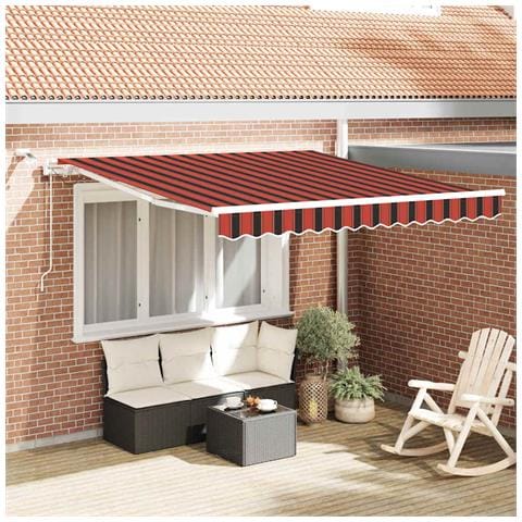 Tenda Retrattile Arancione e Marrone 300 x 250 cm - Foto 2