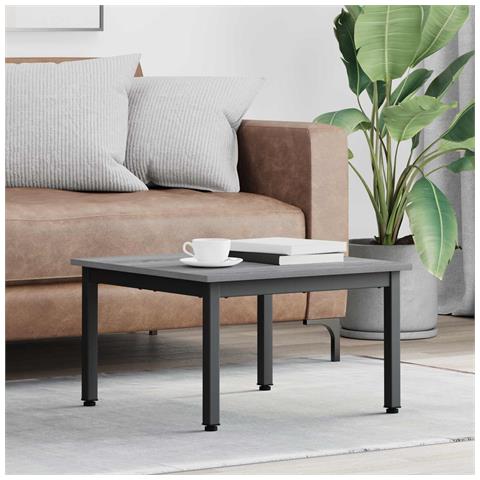 Tavolino da salotto Grigio Sonoma 60 x 60 x 36 cm - Foto 2