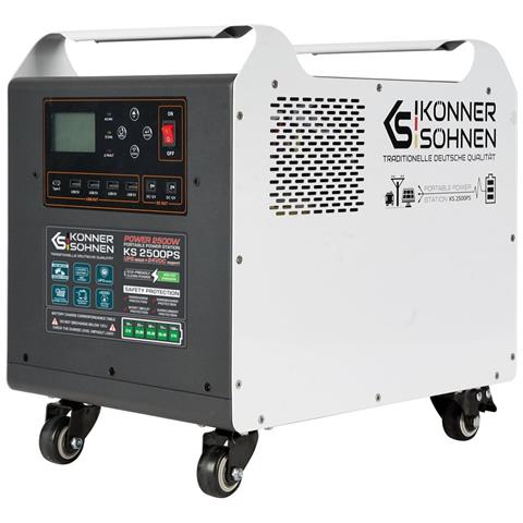 Centrale elettrica potente KS 2500PS Potenza nominale, W 2500 Forma d'onda di uscita CA Onda Sinusoidale Pura - Foto 4