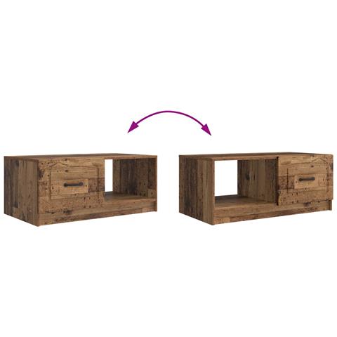 Tavolino da salotto Legno antico 90 x 50 x 37 cm - Foto 9