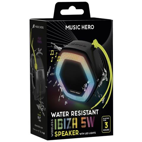 Speaker wireless 5W IBIZA con LED multicolor - Foto 2