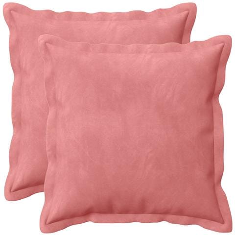 Cuscino con cuscino HOUTEN 2 pz Rosa Velluto - Foto 1
