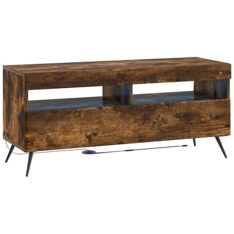 Mobile TV LED Rovere Fumo Legno ingegnerizzato - Foto 1