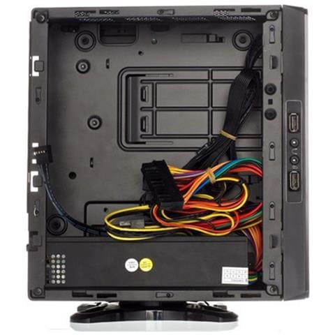 Case SPIRIT Mini Towern Mini-ITX Alimentatore 130 Watt Attacchi Vesa Colore Nero - Foto 7