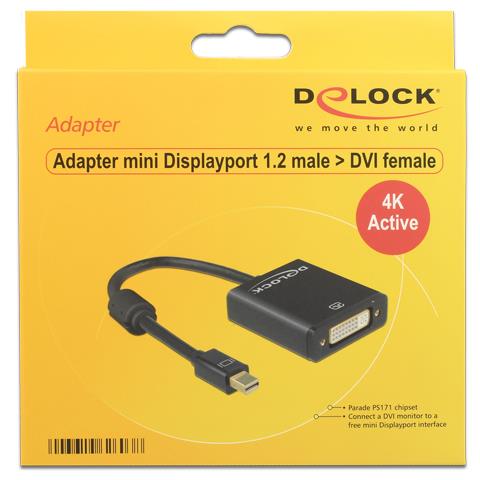 62603 mini Displayport 1.2 DVI-I 24+5 Nero cavo di interfaccia e adattatore - Foto 1