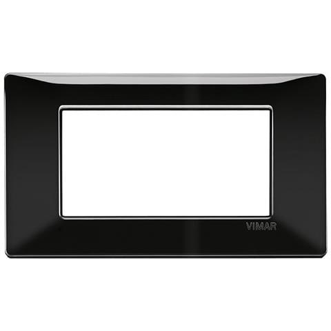Placca 4 Moduli Nero Plana 14654.05 - Foto 2