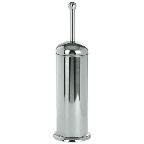 Portascopino Wc Bullet Inox Lucido H 40 - Foto 1