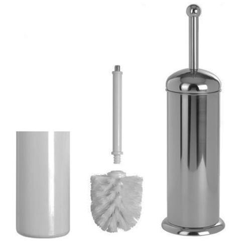 Portascopino Wc Bullet Inox Lucido H 40 - Foto 2