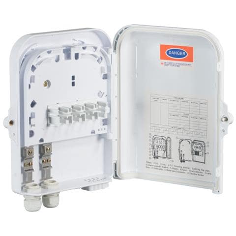 I-CASE FTTH-OUT8 - Terminale di testa FTTH per esterno IP65 8 porte - Foto 2