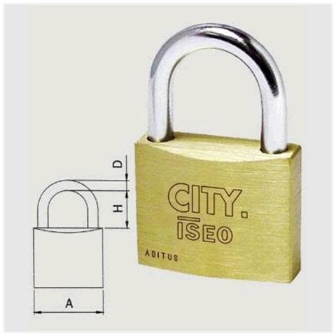 LUCCHETTO RETTANGOLARE ARCO LUNGO Mm 30 DP.302350 - 2