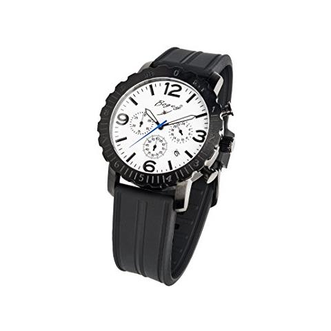 Orologio Cronografo Quarzo Uomo con Cinturino in Gomma BSFS006WBBK - Foto 4