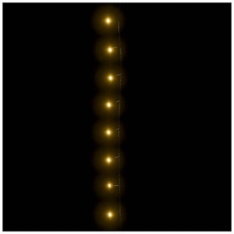 Stringa Di Luci 600 Led Interno Esterno Ip44 60m Bianca Calda - Foto 6