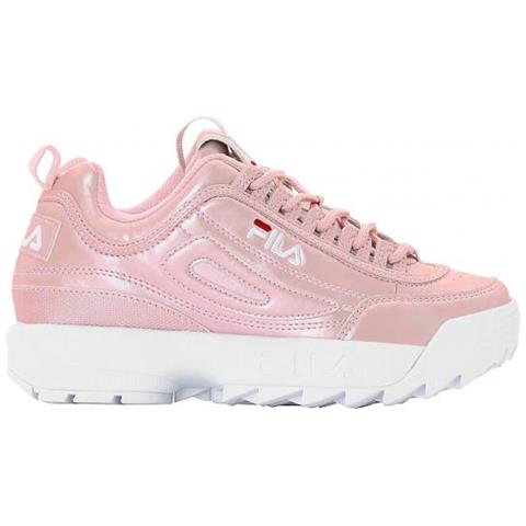 fila disruptor low donna arancione