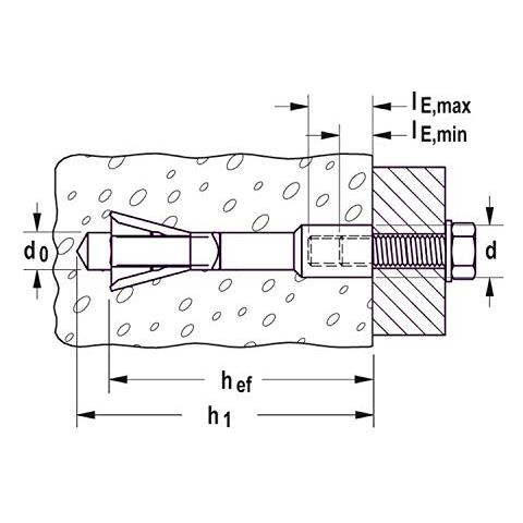 Martello Per Cemento FPX M 10 I VPE, 1 Pezzo - Foto 2
