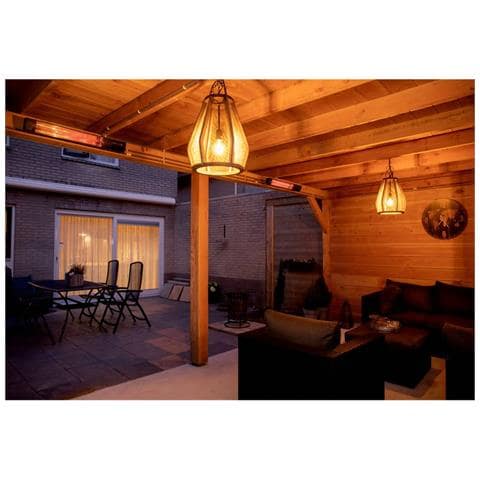 Radiatore A Parete Royal Diamond Dark 2500 W Carbonio Oro Rosa - Foto 2