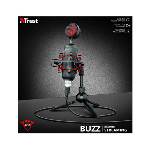 Microfono per PC GXT 244 Buzz Colore Nero e Rosso - Foto 6