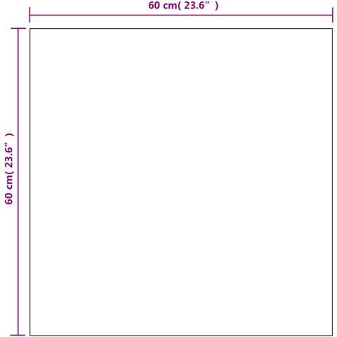Specchi Da Parete 2 Pz 60x60 Cm Quadrati In Vetro - Foto 6