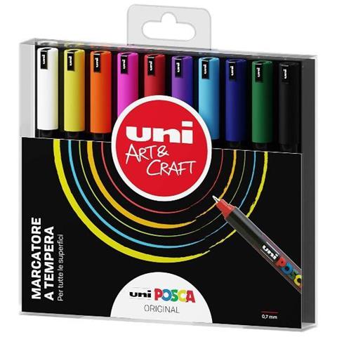 Marcatore Poscapen. Confezione 10 Pezzi Assortiti - Foto 1