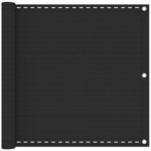 Paravento Da Balcone Antracite 90x300 Cm In Hdpe - Foto 1