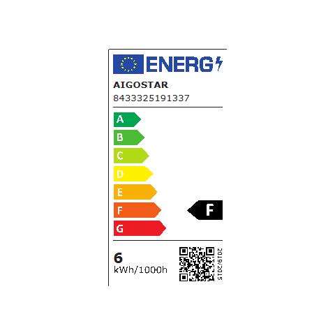 Lampadina Led A5 G45 6w Attacco E14 500 Lumen Color Box 6400k Luce Fredda Angolo 230 D45h80mm Equivale 50w Incandescenza - Foto 3