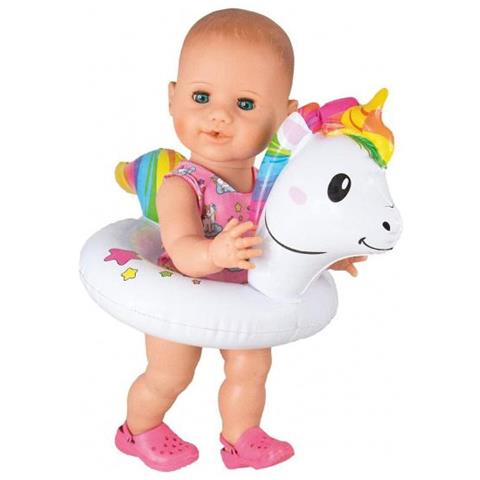 Bambole Fascia Da Bagno Unicorno Ragazze 28-35 Cm Bianco - Foto 2