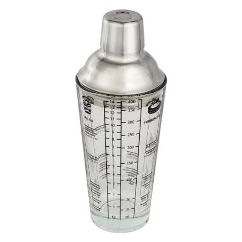 00111550 0.4l Vetro, Acciaio Inossidabile Shaker Per Cocktail - Foto 1