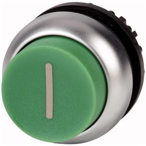 Eaton M22-dh-g-x1 Interruttore Elettrico Interruttore A Pulsante Nero, Verde, Metallico - Foto 1