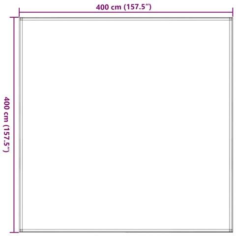 Tappeto Da Tenda 400x400 Cm Blu In Hdpe - Foto 7