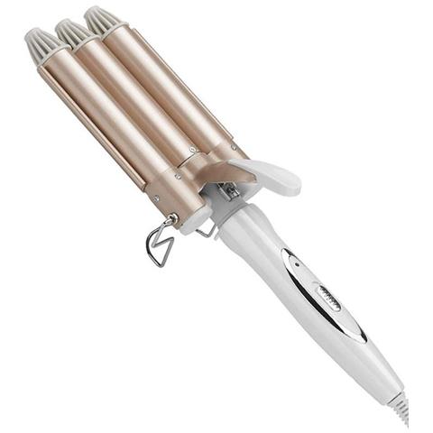 Arricciacapelli A Tre Bacchette Bianco /oro 22 Mm - Foto 1