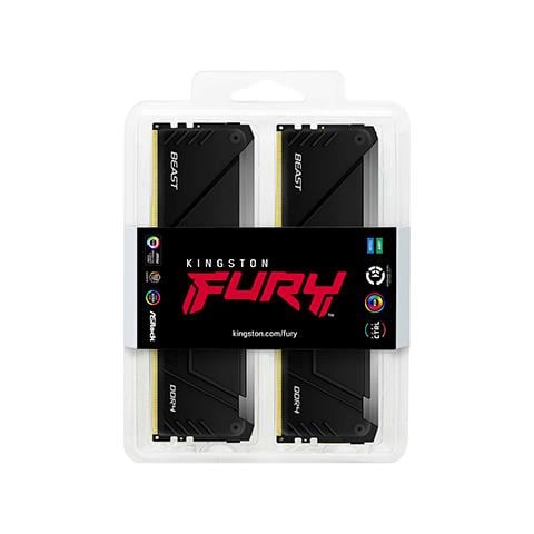 FURY Beast 128GB 3600MT /s DDR4 CL18 DIMM (Kit da 4) RGB - Foto 8