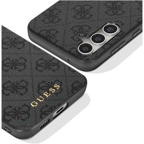 Cover Per Samsung Galaxy S23 Fe, Serie 4g Metal Gold Logo, Grigio - Foto 5