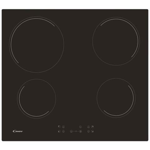 Piano Cottura CC64CH Elettrico in Vetroceramica 4 Zone Cottura da 59 cm Colore Nero - Foto 1