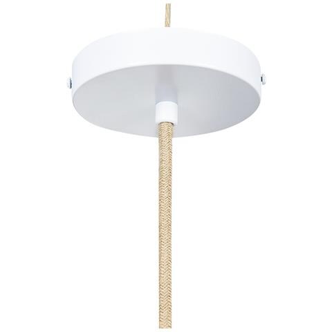 Lampadario Luyano Rattan Verde Chiaro - Foto 2