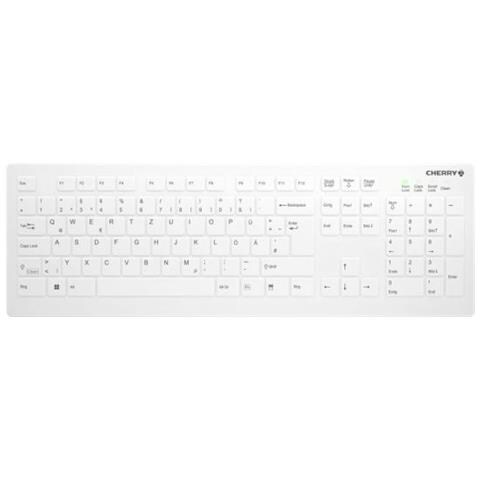 Tastiera Wireless AK-C8112-FUS-W/DE  (Layout Tedesco) Colore Bianco - Foto 1