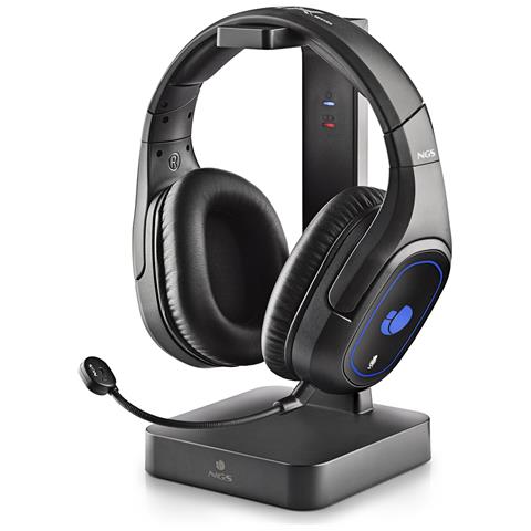 GHX-600 Auricolare Con cavo e senza cavo A Padiglione Giocare Micro-USB Nero - Foto 1