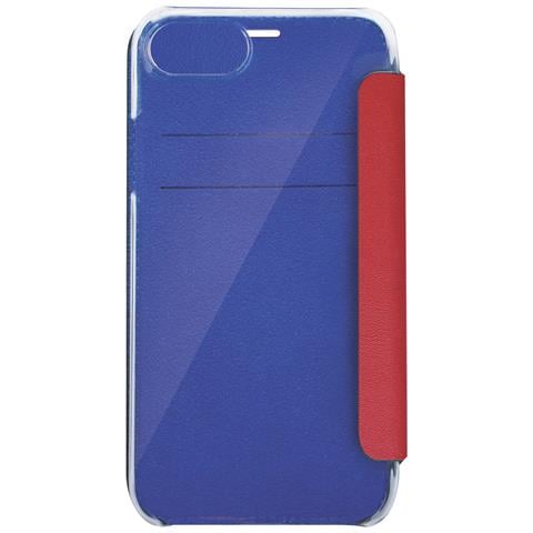 Custodia Per Iphone 6/7/8/se (2022) Premium In Pelle Con Retro Cristal, Rosso - Foto 2