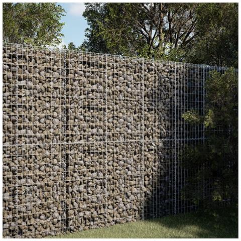 Cesto Gabbione Con Copertura 100x100x200 Cm In Ferro Zincato - Foto 1