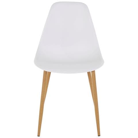 Miller Set Di 4 Sedie Da Pranzo In Plastica Bianca - Foto 2