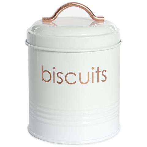 Barattolo Contenitore Ermetico Scatola Alimenti Cucina Con Coperchio Copper Barattolo Biscotti - Foto 1