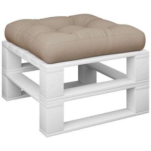 Cuscino Per Pallet Tortora 60x60x12 Cm In Tessuto - Foto 3
