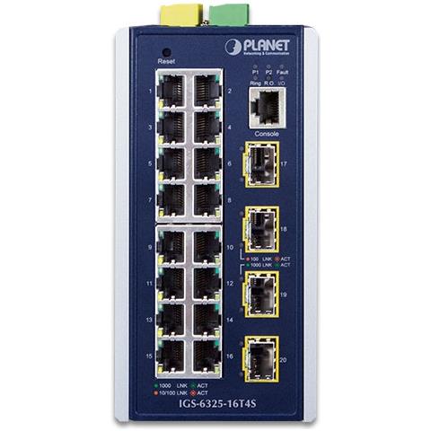 IGS-6325-16T4S switch di rete Gestito L3 Gigabit Ethernet (10/100/1000) Blu, Grigio - Foto 2