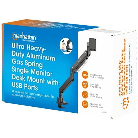 462594 Supporti a parete per TV 144,8 cm (57") Scrivania Nero - Foto 14