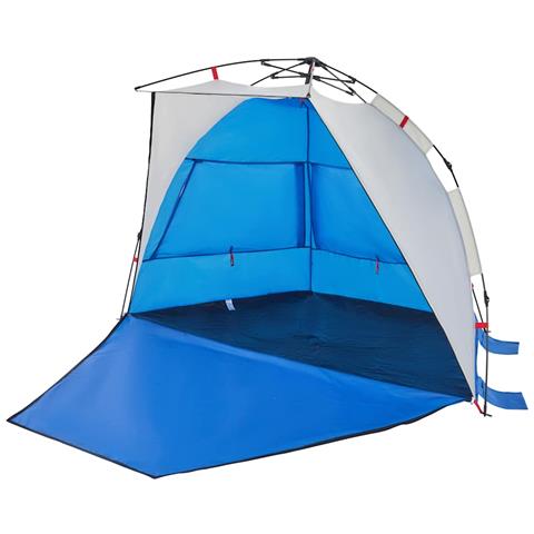 Tenda da Spiaggia 2Persone Azzurro Rilascio Rapido Impermeabile - Foto 2