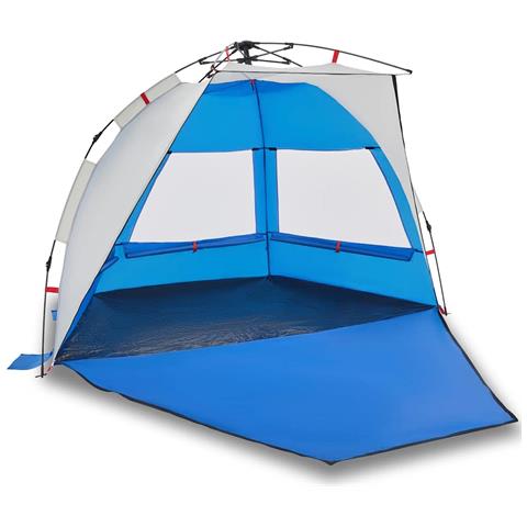 Tenda da Spiaggia 2Persone Azzurro Rilascio Rapido Impermeabile - Foto 1