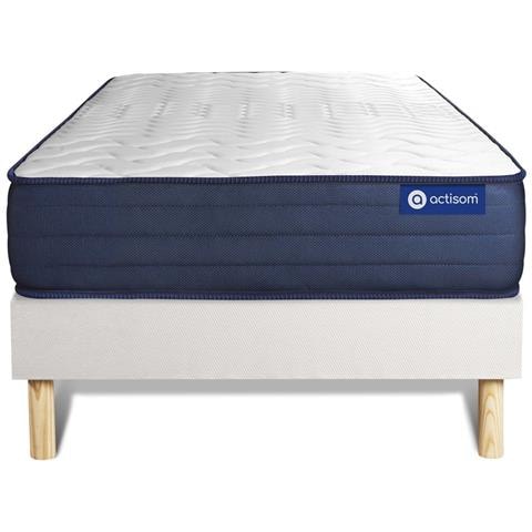 Kit Rete E Materasso Matrimoniale Actiflex Life 90x190cm - Spessore : 22cm - Molle Insacchettate E Memory Foam- Molto Rigido - Foto 1