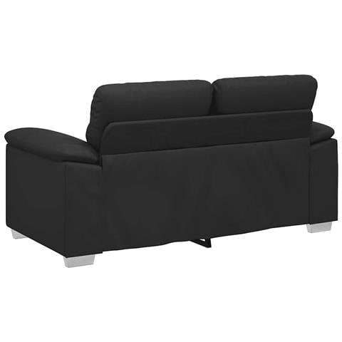 Divano a 2 Posti Nero 120 cm in Similpelle - Foto 2