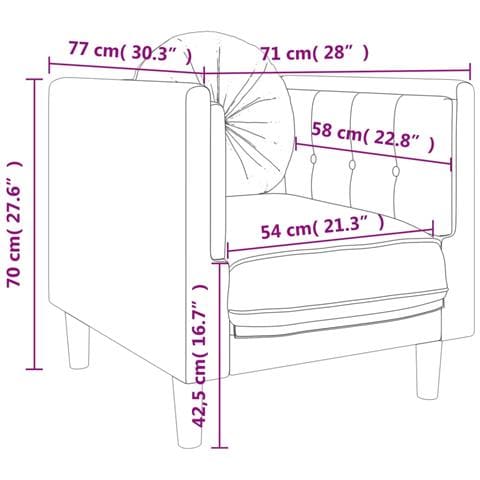 Set di Divani 3 pz con Cuscini Crema in Velluto - Foto 9