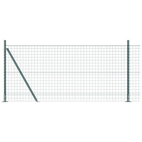 Recinzione Euro con 13 pali flangiati 0.8x25 m in acciaio zincato - Foto 1